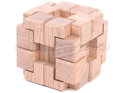 Головоломка "Узел-куб" (дерево) Головоломка "Узел-куб" (дерево)