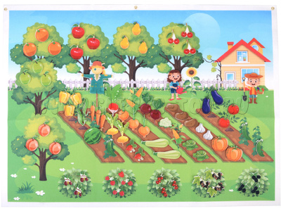 Панно Сад и огород (124 элемента)