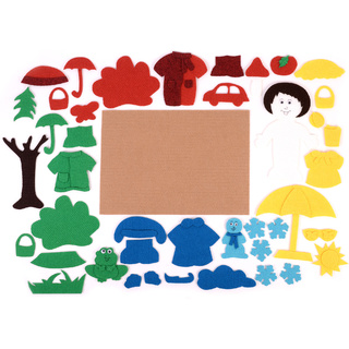 Одежда по цветам с игровым полем