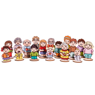 Дидактический материал "Дружная семья"