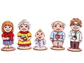 Дидактический материал "Дружная семья"