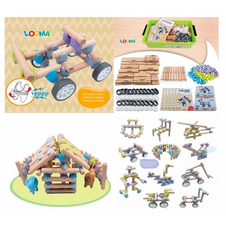 Конструктор с деревянными блоками "Логма"