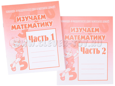Набор рабочих тетрадей "Изучаем математику" (2 части)