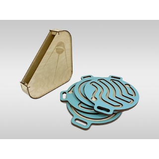 Комплект ручных балансиров (4 шт, голубой)